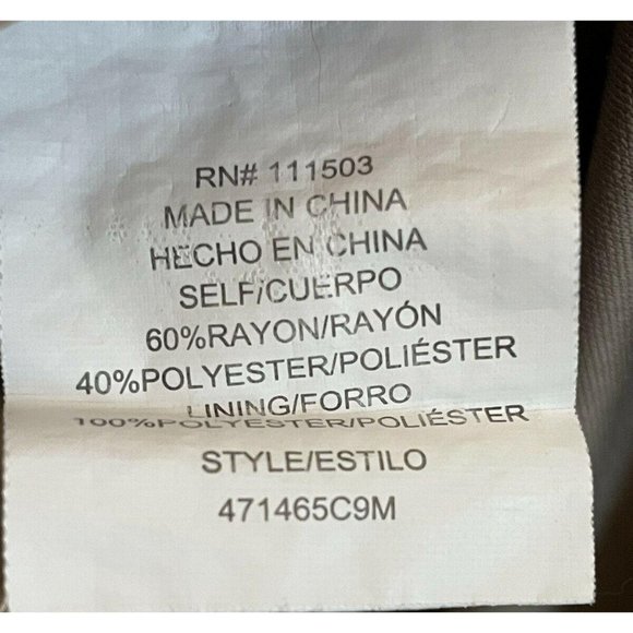 LUXOLOGY Sleeveless Shift Dress Size 8 Beige - Picture 7 of 12